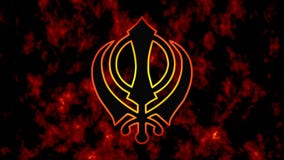 El símbolo principal muestra Khanda, vídeo del †del Sikhism “ El símbolo principal muestra Khanda, vídeo del †del Sikhism “