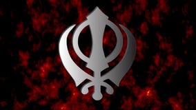 El símbolo principal muestra Khanda, vídeo del †del Sikhism “ El símbolo principal muestra Khanda, vídeo del †del Sikhism “