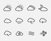 El tiempo se nubla vector de la acción de los iconos libre illustration El tiempo se nubla vector de la acción de los iconos libre illustration