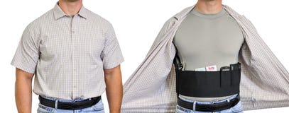 El torso de un hombre se vistió en ropa civil, por debajo la camisa imagen de archivo El torso de un hombre se vistió en ropa civil, por debajo la camisa imagen de archivo
