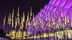 El trigo del paisaje de la ciudad llevó la iluminación El trigo del paisaje de la ciudad llevó la iluminación