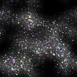 El universo colorido abstracto, arco iris protagoniza, cielo estrellado de la noche de verano, espacio exterior multicolor, fondo stock de ilustración El universo colorido abstracto, arco iris protagoniza, cielo estrellado de la noche de verano, espacio exterior multicolor, fondo stock de ilustración