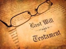 El último y testamento fotografía de archivo libre de regalías El último y testamento fotografía de archivo libre de regalías