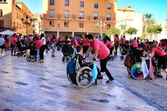 People participating in activities for the world day of cerebral palsy stock photography People participating in activities for the world day of cerebral palsy stock photography