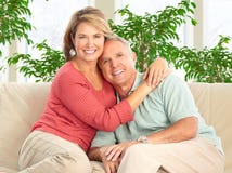 Elderly couple stock image Elderly couple stock image