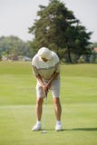 Elderly Man Playing Golf Royalty Free Stock Photography Elderly Man Playing Golf Royalty Free Stock Photography