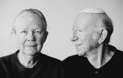 Eldery jüdische Paare stockfoto Eldery jüdische Paare stockfoto