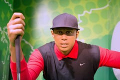 Eldrick Tont Tiger Woods Wax Figure imagen de archivo Eldrick Tont Tiger Woods Wax Figure imagen de archivo