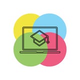 eLearning icon. element illustration stock illustration eLearning icon. element illustration stock illustration