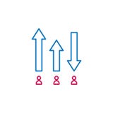Elections, rating outline colored icon. Can be used for web, logo, mobile app, UI, UX royalty free illustration Elections, rating outline colored icon. Can be used for web, logo, mobile app, UI, UX royalty free illustration