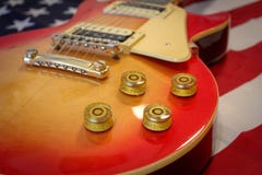 Electric guitar Les Paul royalty free stock image Electric guitar Les Paul royalty free stock image