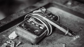 Electrical Digital Multimeter Indicator Device royalty free stock images Electrical Digital Multimeter Indicator Device royalty free stock images