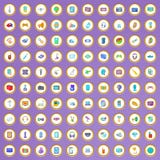 100 electronic device icons set in cartoon style. On purple background vector illustration royalty free illustration 100 electronic device icons set in cartoon style. On purple background vector illustration royalty free illustration