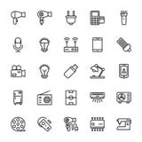 Electronics Colored Vector Icons 1 royalty free illustration Electronics Colored Vector Icons 1 royalty free illustration