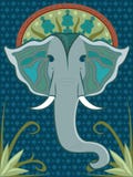 Elefante modelado ilustração stock Elefante modelado ilustração stock