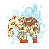 Elefante étnico ilustración del vector Elefante étnico ilustración del vector