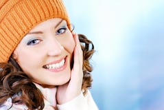 Elegance teen face royalty free stock image Elegance teen face royalty free stock image