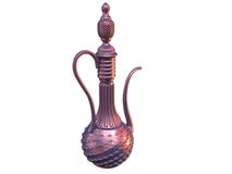 Elegant decorative jar in orient style stock illustration Elegant decorative jar in orient style stock illustration