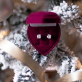 Old Fashioned Christmas - Holiday Gift For Her stock photos Old Fashioned Christmas - Holiday Gift For Her stock photos