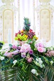 The elegant table with flowers flor wedding royalty free stock photography The elegant table with flowers flor wedding royalty free stock photography