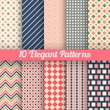 Elegant vector seamless patterns royalty free illustration Elegant vector seamless patterns royalty free illustration