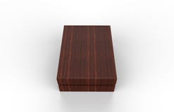 Elegant Wooden Box, Luxury Wooden Gift Set Box On Isolated White Background, Mock Up Template, Ready For Your Design, 3D Illustrat stock illustration Elegant Wooden Box, Luxury Wooden Gift Set Box On Isolated White Background, Mock Up Template, Ready For Your Design, 3D Illustrat stock illustration