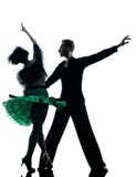 Eleganta pardansare som dansar konturn Royaltyfria Foton Eleganta pardansare som dansar konturn Royaltyfria Foton