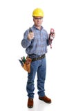 Elektriker betriebsbereit zur Arbeit stockbilder Elektriker betriebsbereit zur Arbeit stockbilder