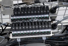 Elektronische klep royalty-vrije stock afbeeldingen Elektronische klep royalty-vrije stock afbeeldingen