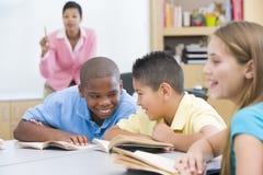 Elementary school classroom Royalty Free Stock Photography Elementary school classroom Royalty Free Stock Photography