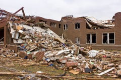 Elementary School Damaged Tornado Joplin Mo Royalty Free Stock Photos Elementary School Damaged Tornado Joplin Mo Royalty Free Stock Photos