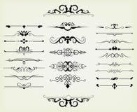 Elementi calligrafici di disegno royalty illustrazione gratis Elementi calligrafici di disegno royalty illustrazione gratis