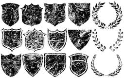 Elementi di Grunge per i marchi royalty illustrazione gratis Elementi di Grunge per i marchi royalty illustrazione gratis