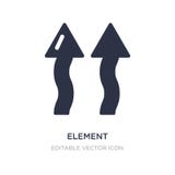 Elementikone auf weißem Hintergrund Einfache Elementillustration vom Naturkonzept stock abbildung Elementikone auf weißem Hintergrund Einfache Elementillustration vom Naturkonzept stock abbildung