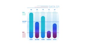 Elemento de Infographic - carta de columna Elemento de Infographic - carta de columna
