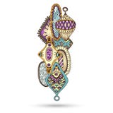 Elemento di Henna Paisley Mehndi Doodles Design illustrazione vettoriale Elemento di Henna Paisley Mehndi Doodles Design illustrazione vettoriale