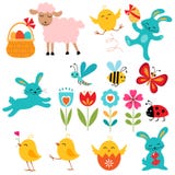 Elementos de Easter ilustração royalty free Elementos de Easter ilustração royalty free