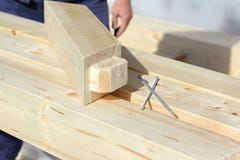 Elements Of Timber Construction Stock Image Elements Of Timber Construction Stock Image