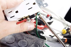 Eletricista foto de stock Eletricista foto de stock