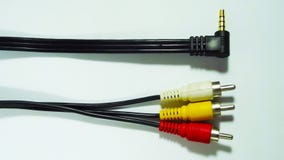 Elettronica Cavi per collegamento immagini stock libere da diritti Elettronica Cavi per collegamento immagini stock libere da diritti