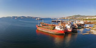 Eleusis fjärd, Attica - Grekland royaltyfri bild Eleusis fjärd, Attica - Grekland royaltyfri bild