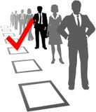 Elija a los hombres de negocios del rectángulo selecto de los recursos libre illustration Elija a los hombres de negocios del rectángulo selecto de los recursos libre illustration
