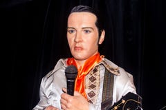 Elvis - konungen, vaxstaty fotografering för bildbyråer Elvis - konungen, vaxstaty fotografering för bildbyråer