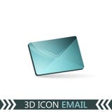 Email för symbol 3D Kuvert stock illustrationer Email för symbol 3D Kuvert stock illustrationer