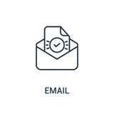 email icon vector from ads collection. Thin line email outline icon vector illustration. Linear symbol for use on web and mobile stock illustration email icon vector from ads collection. Thin line email outline icon vector illustration. Linear symbol for use on web and mobile stock illustration