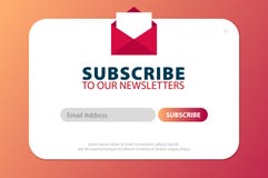 Email subscribe, online newsletter, submit button. Envelope and subscribe button. UI UX design. Vector illustration. royalty free illustration Email subscribe, online newsletter, submit button. Envelope and subscribe button. UI UX design. Vector illustration. royalty free illustration