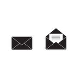 Emailsymbolsvektor, kuverttecken, postsymbol också vektor för coreldrawillustration royaltyfri illustrationer Emailsymbolsvektor, kuverttecken, postsymbol också vektor för coreldrawillustration royaltyfri illustrationer