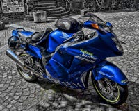 Emballage de la motocyclette photographie stock libre de droits Emballage de la motocyclette photographie stock libre de droits