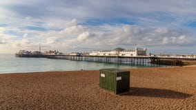 Embarcadero del palacio, Brighton, Sussex del este, Reino Unido foto de archivo libre de regalías Embarcadero del palacio, Brighton, Sussex del este, Reino Unido foto de archivo libre de regalías