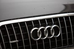 Emblema del coche de Audi fotos de archivo libres de regalías Emblema del coche de Audi fotos de archivo libres de regalías